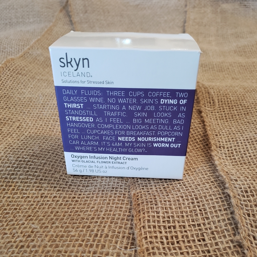 NIB Skyn Iceland Oxygen Infusion Night Cream